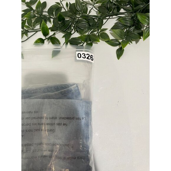 WeThe Free High-Rise Light Wash Denim Straight-Leg Jeans Size 28 - Picture 12 of 13